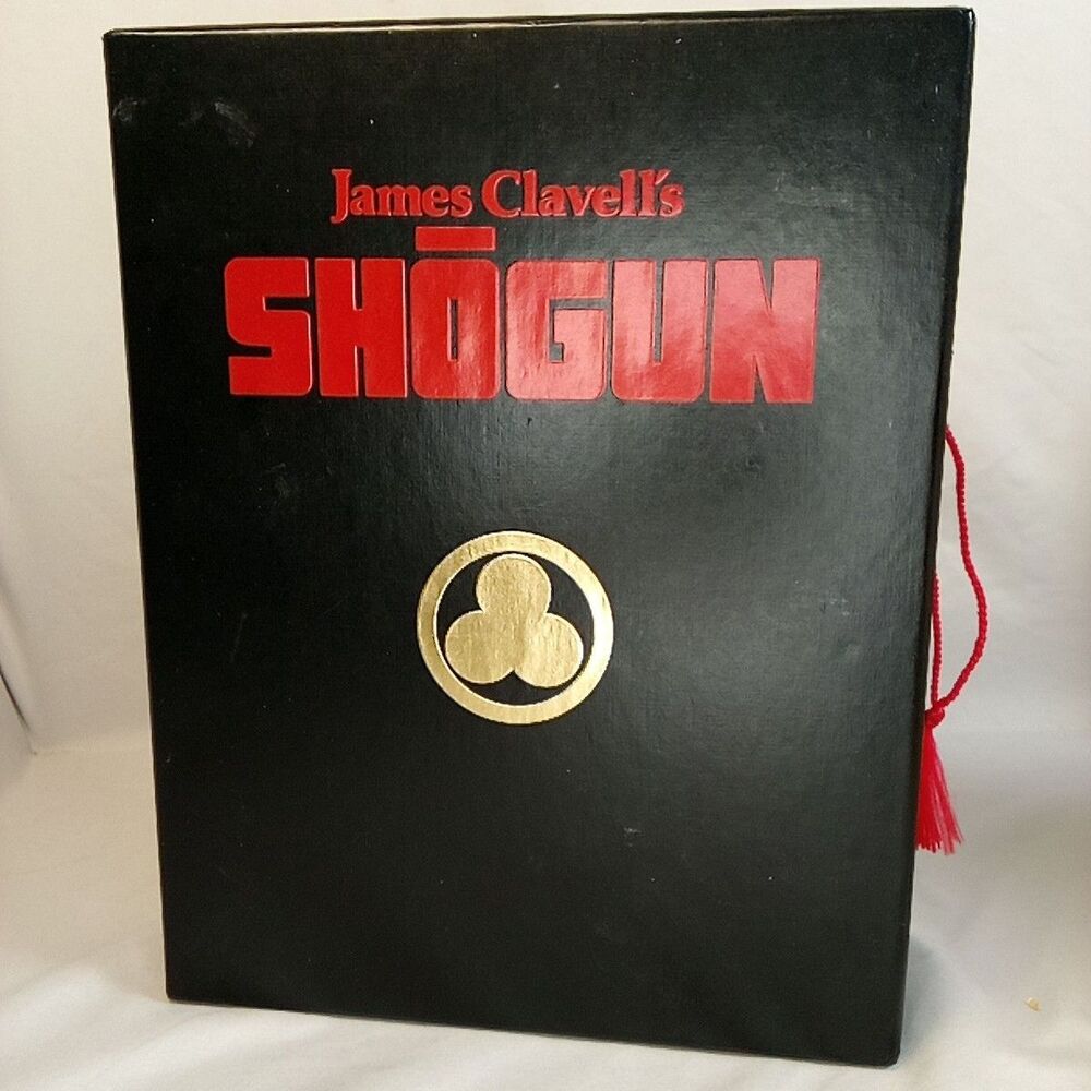 James Clavells Shogun VHS Set Volumes 1 2 3 &4 Collectors Box 1980 Video Vintage